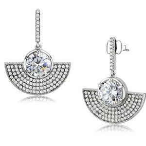 White Sapphire Earrings